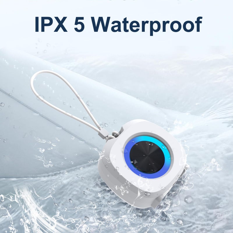 ZZB Bluetooth Speaker Portable Media Players Clear Loud Stereo Sound Deep Bass Wireless Speaker With Lights TWS IPX5 Waterproof Small Speakers Long Playtime for Home/Party/Outdoor/Beach Electronic Gadgets - Image 2