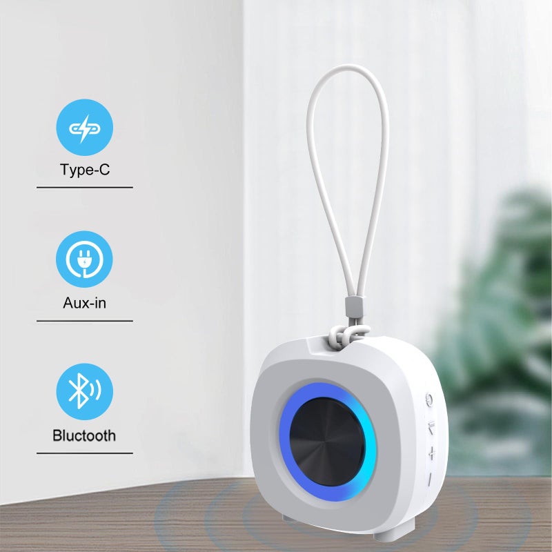 ZZB Bluetooth Speaker Portable Media Players Clear Loud Stereo Sound Deep Bass Wireless Speaker With Lights TWS IPX5 Waterproof Small Speakers Long Playtime for Home/Party/Outdoor/Beach Electronic Gadgets - Image 3