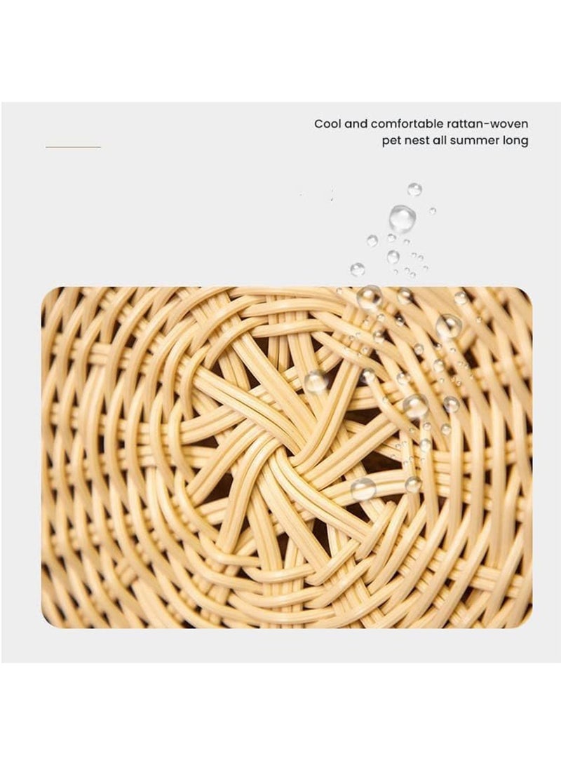 MONOGUE Cat House With Cushion Covered Modern Cute Cat Bed All Season Cats Bed Simple Breathable Pet Nest - Image 3