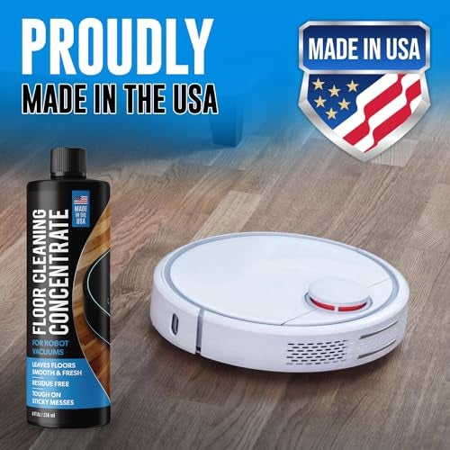 Samorillo Robot Vacuum Floor Cleaning Concentrate for Mops - 75+ Refills Per Bottle - Compatible with Roborock, Tineco, iFloor, Etc. - Hardwood & Multi-Surface - Made in USA - Non-Toxic, Residue-Free - Image 5