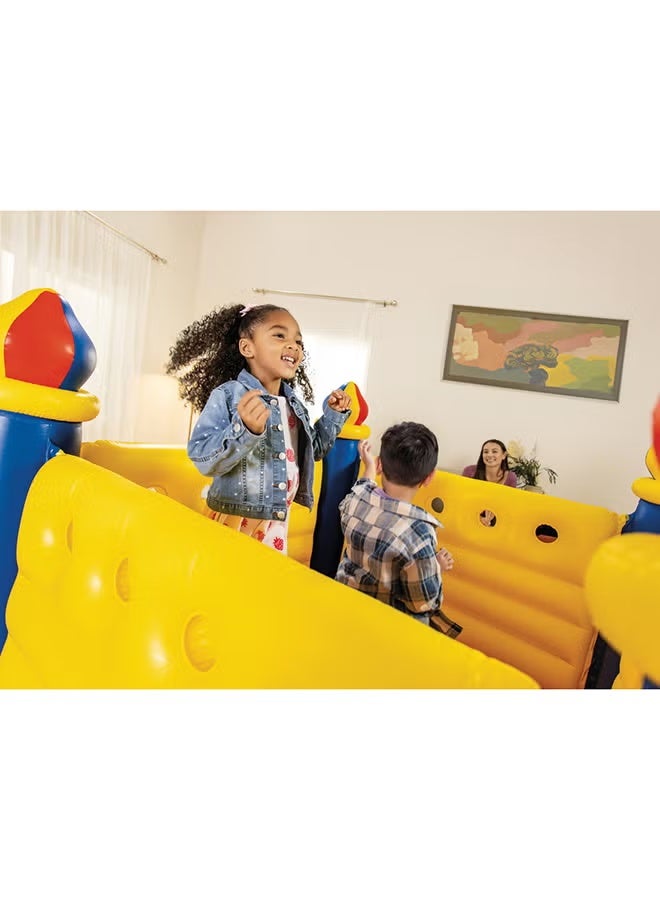 INTEX Jump-O-Lene Inflatable Bouncer Castle House 1.75m x 1.75m x 1.35m - Image 2