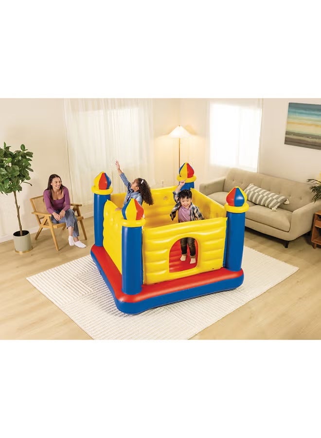 INTEX Jump-O-Lene Inflatable Bouncer Castle House 1.75m x 1.75m x 1.35m - Image 4