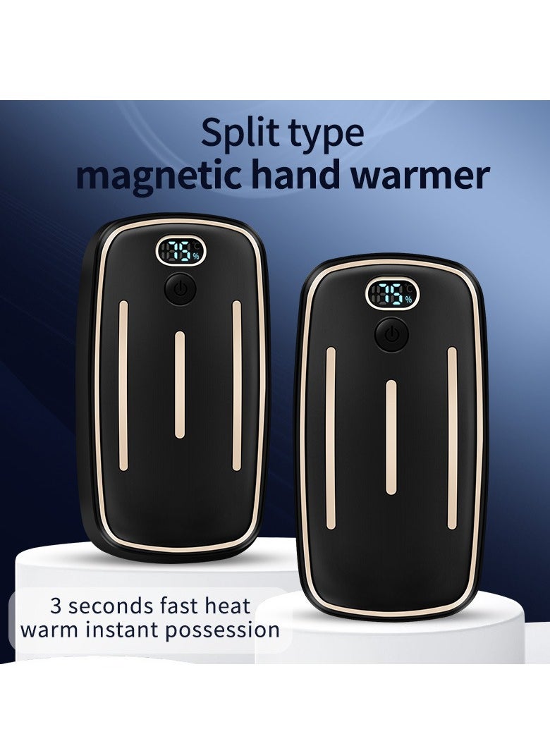 General Hand warmer split two-in-one digital display three-speed temperature magnetic hand warmer  - Image 4
