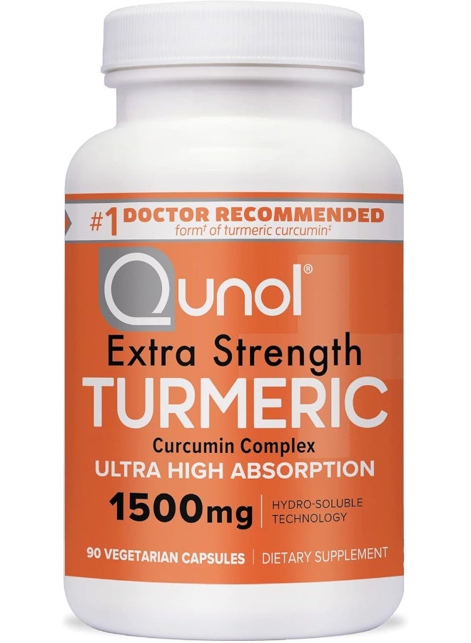 Qunol 1500mg Extra Strength Turmeric Curcumin Capsules - Image 1