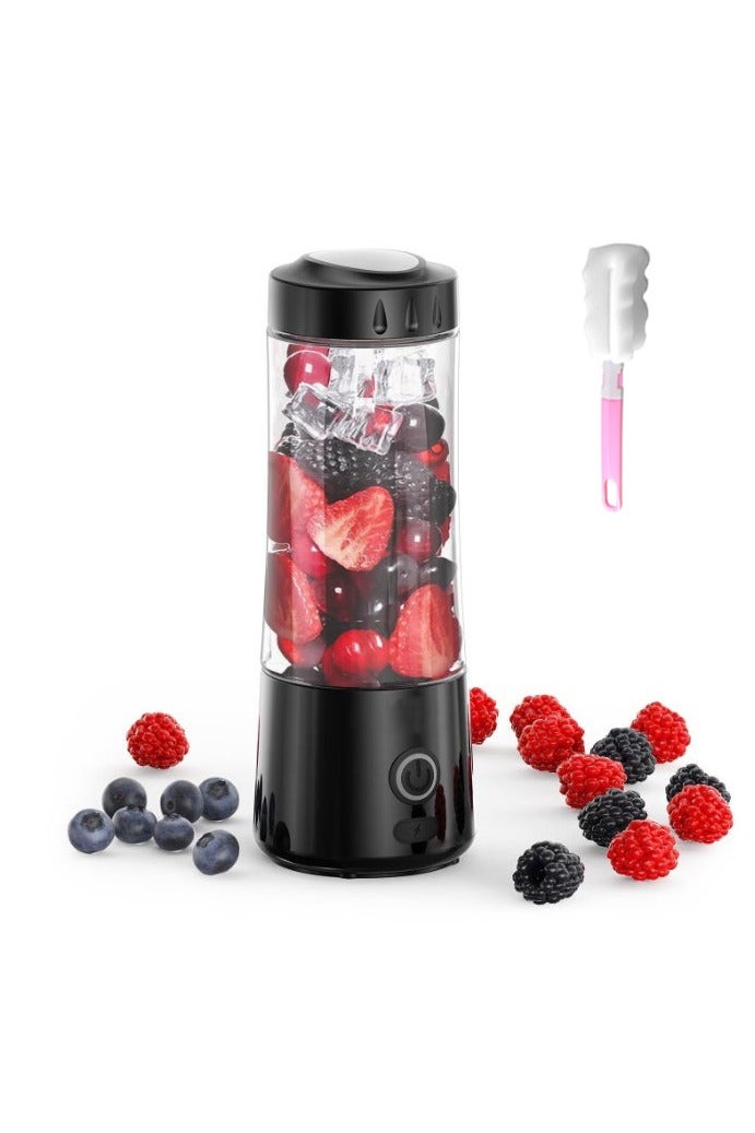 ASIV Portable Blender,USB Rechargeable Personal Mixer for Smoothie and Shakes, Mini Blender with Six Blades for Baby Food,Travel,Gym(Update) - Image 1