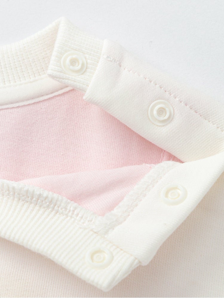 بالابالا سويت شيرت بطبقات مع طبعة للبنات - Image 5