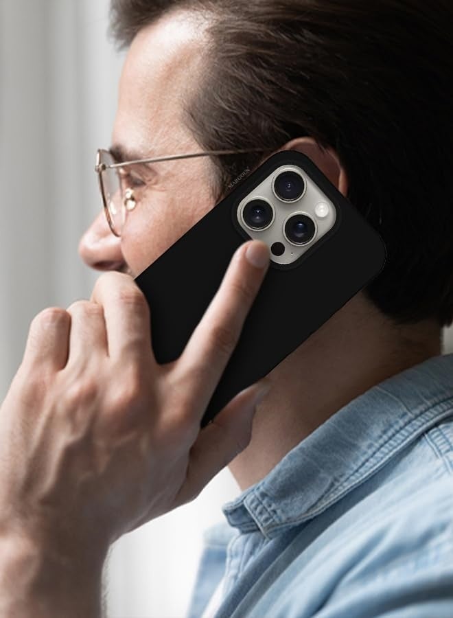 Houmt iPhone 15 Pro Max Case 6.7 Inch Liquid Gel Silicone iPhone 15 Pro Max Cover Inside Microfiber Soft Silky Touch Anti-Scratch Thin Shockproof Cover Compatible with iPhone 15 Pro Max - Image 5