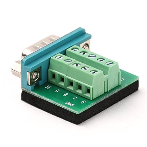 Arnorin DB9 Breakout Board DB9 RS232 Serial Male to Terminal Block 10P Adapter 5 Pack - Image 3