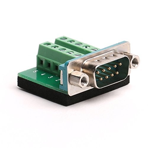 Arnorin DB9 Breakout Board DB9 RS232 Serial Male to Terminal Block 10P Adapter 5 Pack - Image 2