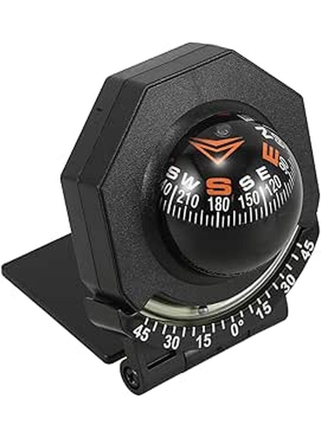 Green Luminous Folding Car Compass with Dash Mount for Marine Off Road Boat Navigation - Image 1