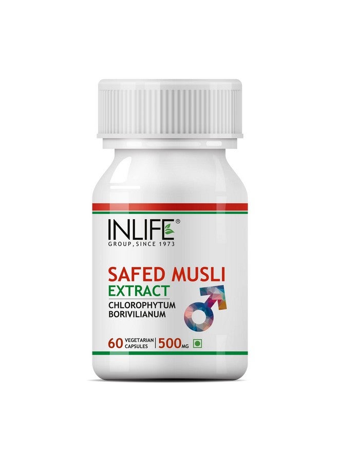 Inlife كبسولات إنلايف سافيد موسلي 500 ملغ | مكمل طبيعي للقوة والقدرة على التحمل والمناعة | امتصاص أسرع من الأقراص - 60 كبسولة نباتية - Image 1