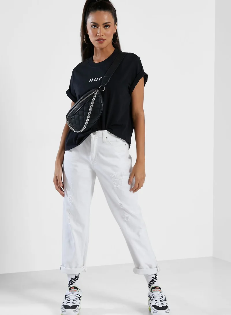Huf  OG Logo T-Shirt for Women | Best Price UAE