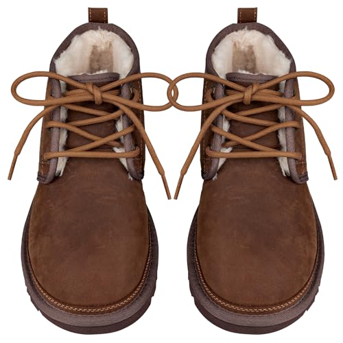 Endoto Round Shoe Laces for UGG Neumel Boot,Shoelaces Replacement Laces for UGG(Color:Brown,Size:39Inch) - Image 4