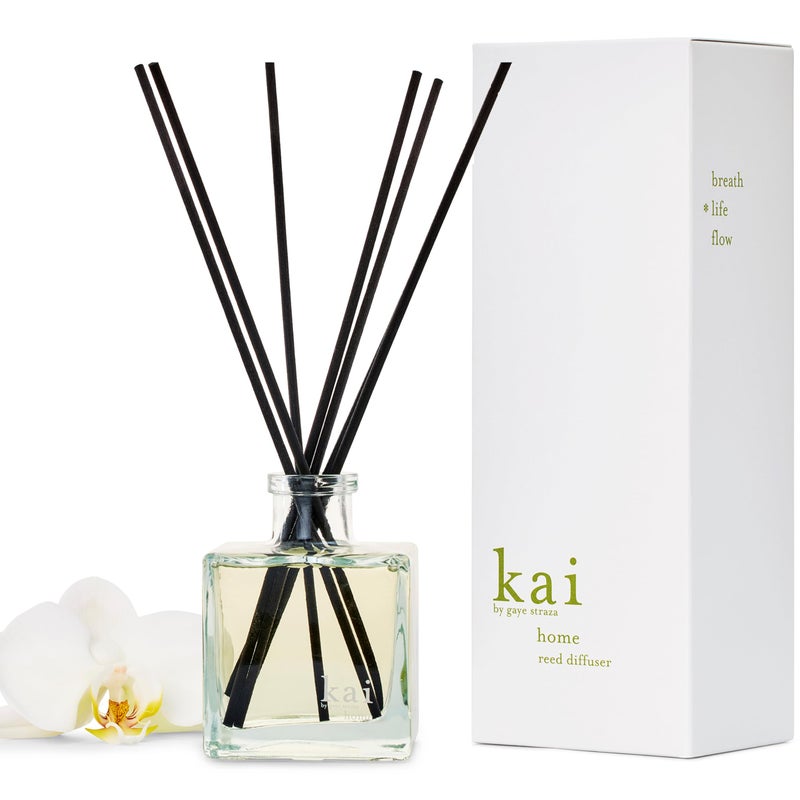kai reed diffuser â€“ a fresh, beautiful, light gardenia scent wrapped in white exotics, 6.75 fl oz | long lasting, serene, vegan, clean and inspired by memories of Hawaiian vacations - Image 2