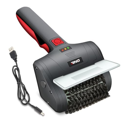 DNA Motoring Cordless Electric Grill Cleaning Scrub Brush Rechargeable with TypeC Charge CordRedBlack TOOLS00219RD - Image 1