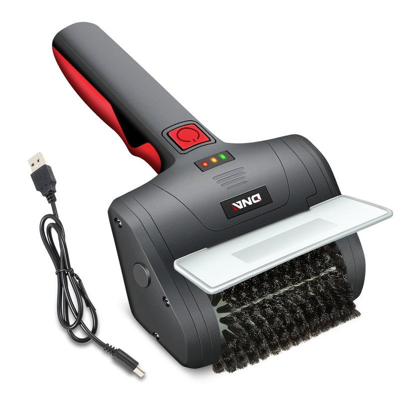 DNA Motoring Cordless Electric Grill Cleaning Scrub Brush Rechargeable with TypeC Charge CordRedBlack TOOLS00219RD - Image 2