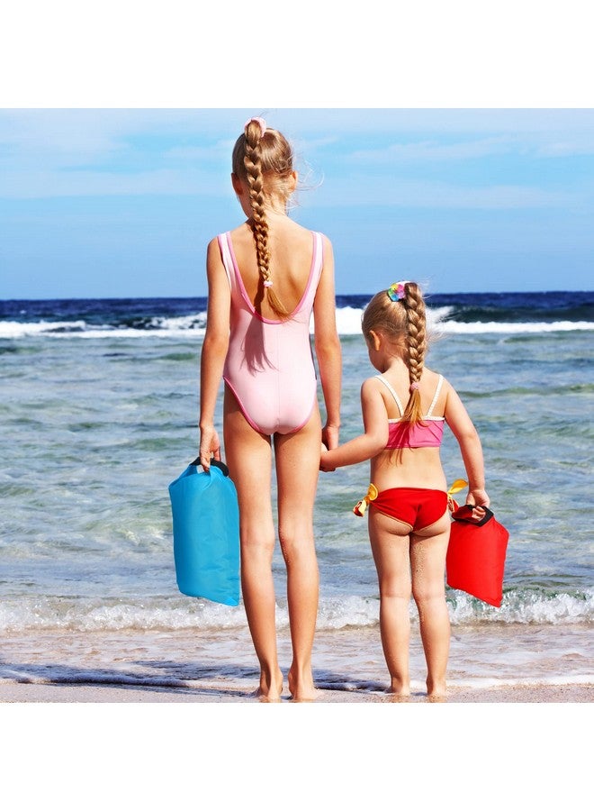 LEIFIDE 10 Pcs Ultralight Dry Bags Waterproof Lightweight Airtight Bags Ripstop Camping Gear Dry Sack Portable Roll Top Dry Pack For Backpacking Kayaking Hiking Swimming Boating Outdoor, 5 Sizes - Image 4