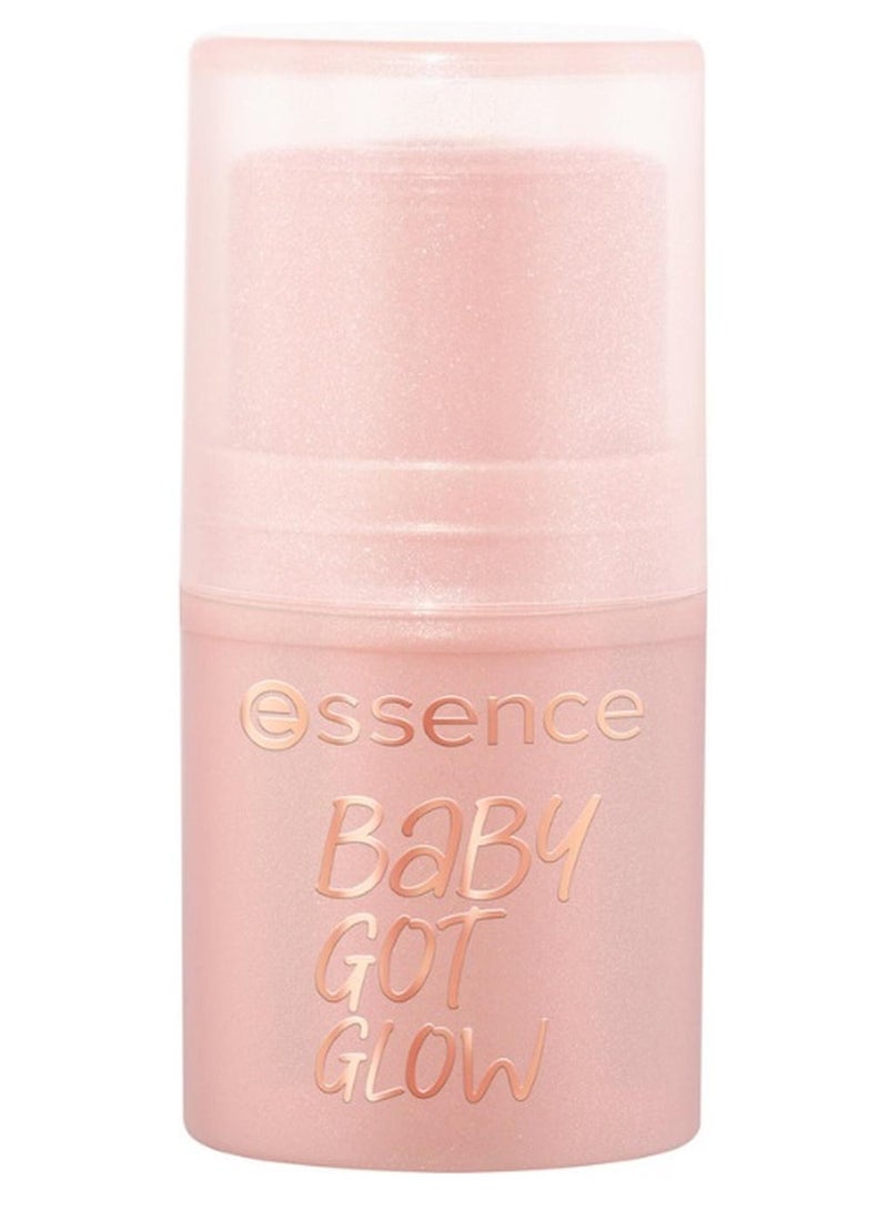 Essence Baby Got Glow Highlighter Stick 20 Rosy Glaze - Image 1
