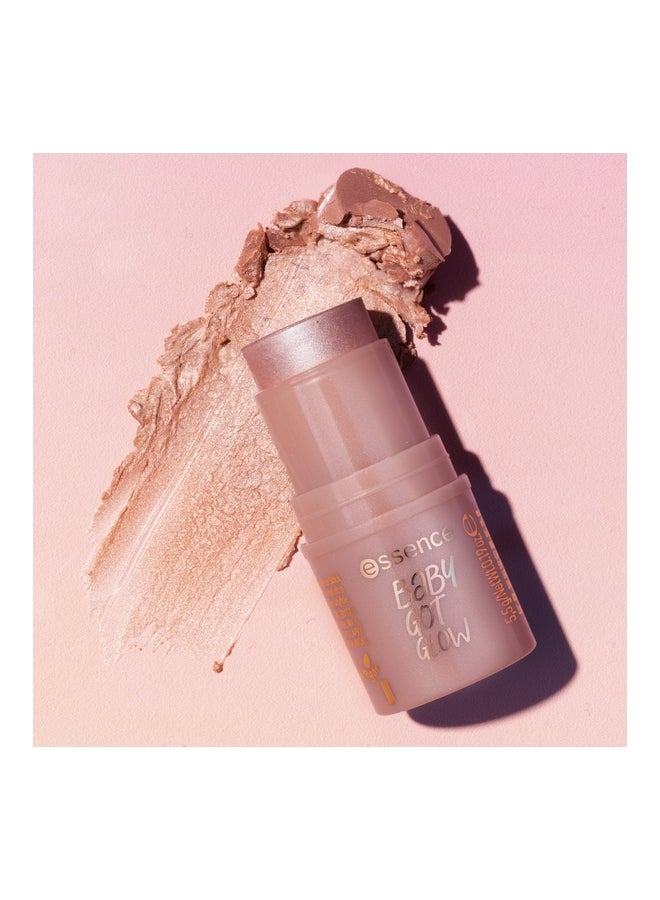 Essence Baby Got Glow Highlighter Stick 20 Rosy Glaze - Image 1