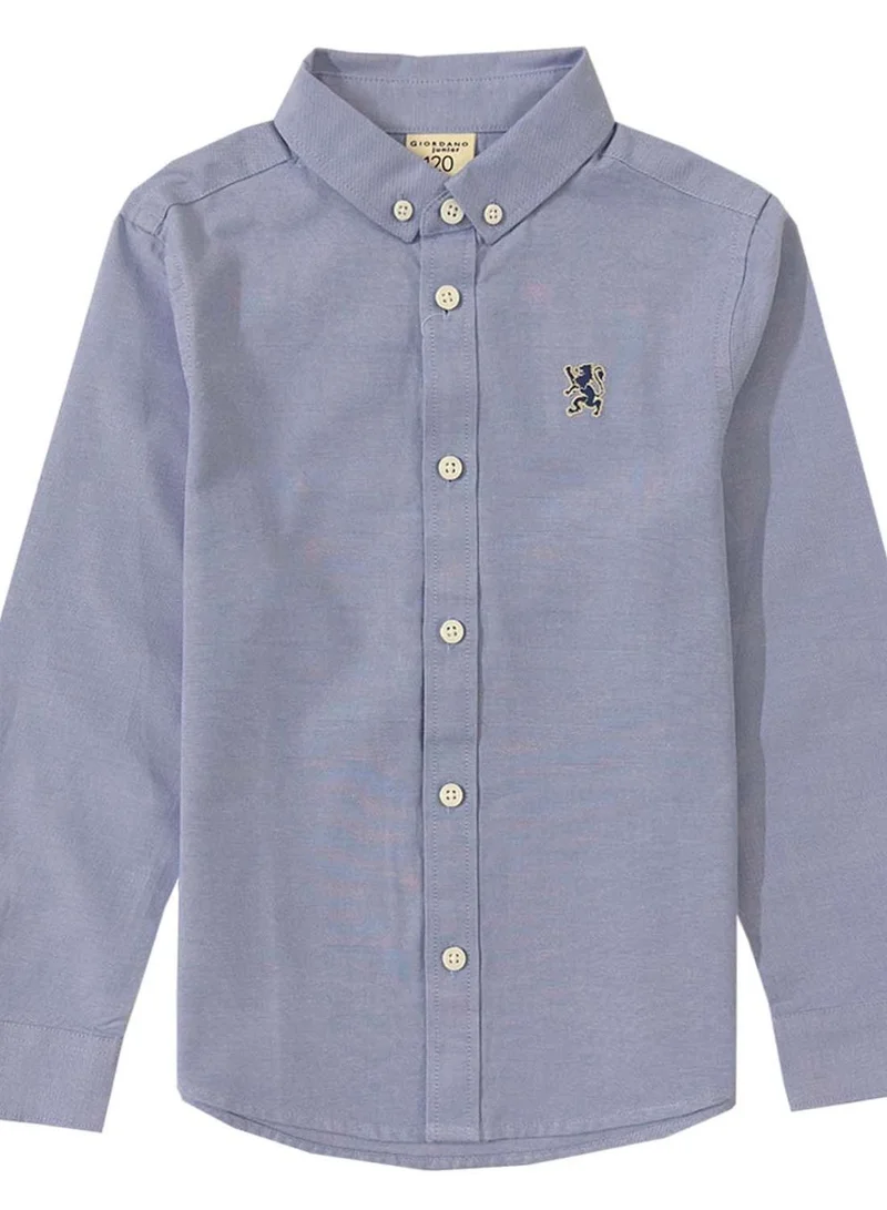جيوردانو قميص أكسفورد قطني للأطفال