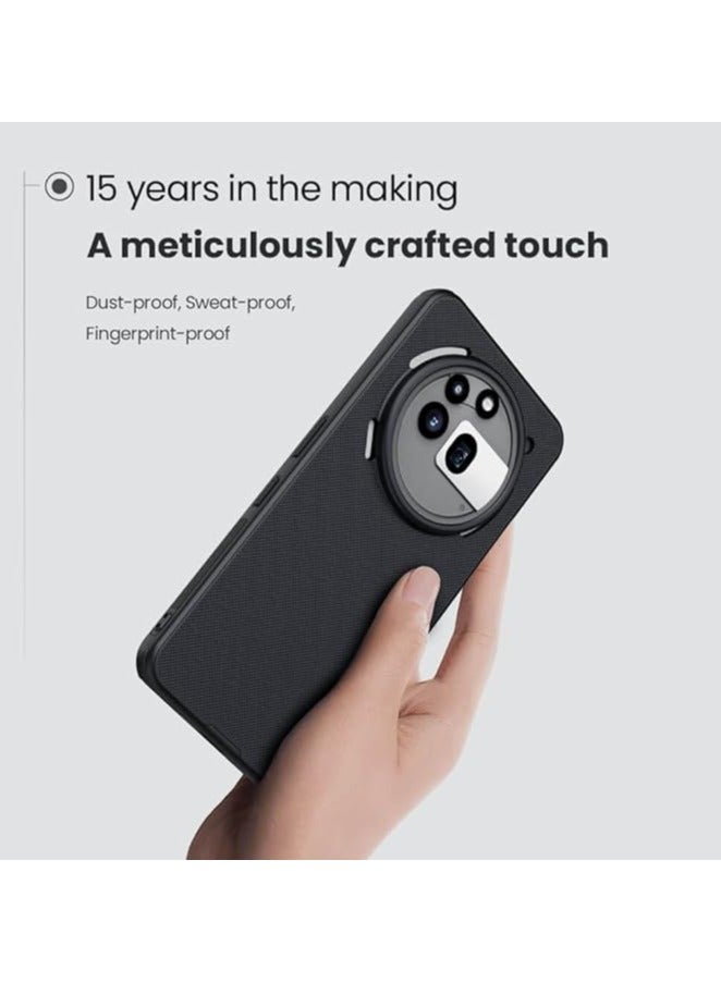 Nillkin Nothing Phone 3a Pro Case Super Frosted Shield Pro Matte All-Round Protection Anti-scratch Slim Luxury Hard Back  PC+TPU Cover Raised Bezel Camera Protect Cover for Nothing Phone 3a  Pro Black - Image 5