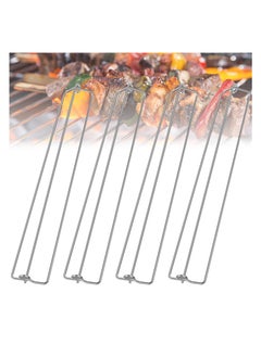 Excefore Chicken Wing BBQ Fork Set, 4Pcs U-Shape Design Grilling Forks for Clamping Wing Rails, Flat BBQ Grilling Tool Set for Outdoor Picnic and Camping  - Image 1
