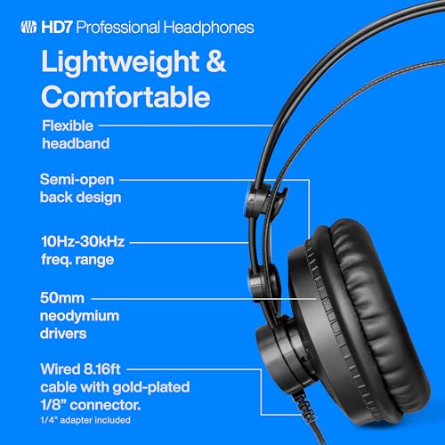PreSonus HD7 Professional Monitoring Headphones - Image 3