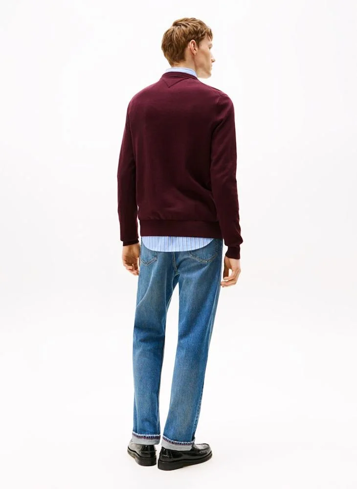 TOMMY HILFIGER Essential Cotton Pullover Sweater