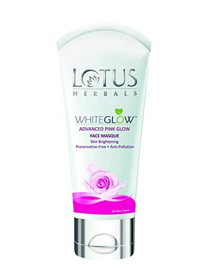 LOTUS HERBALS Whiteglow Advanced Pink Glow Face Mask ; Preservative Free ; Suitable For All Skin Types ; 100G  - Image 1
