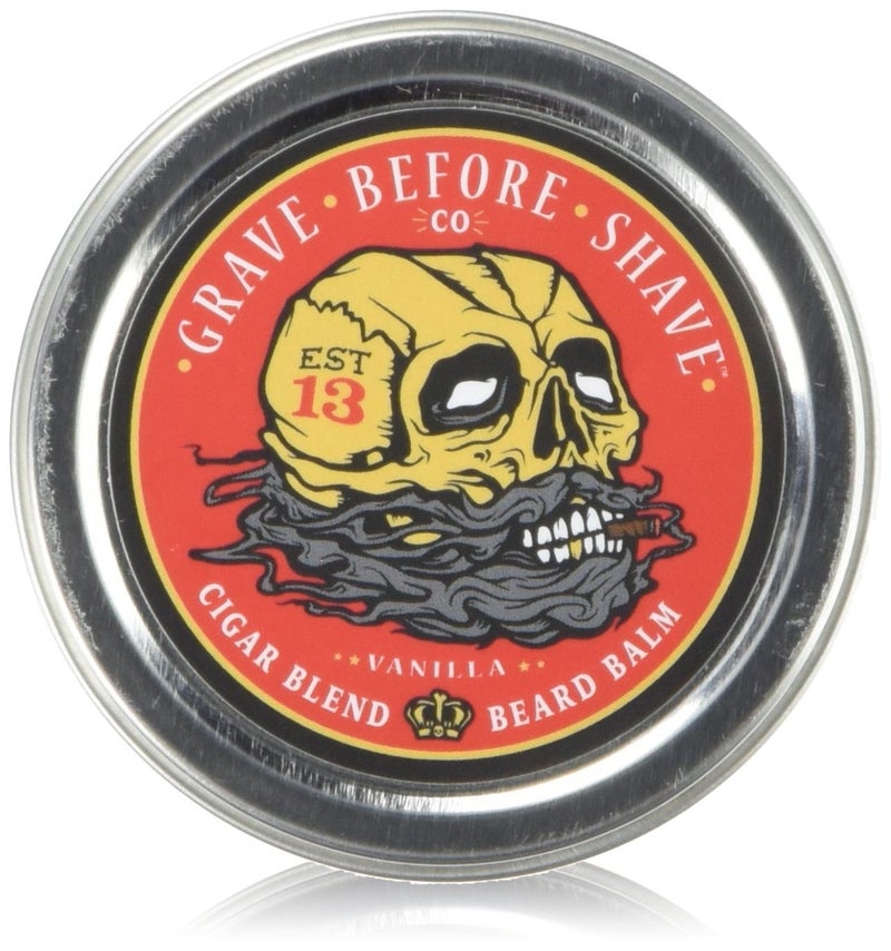 GRAVE BEFORE SHAVE Grave Before Shave™ Cigar Blend Beard Balm (Cigar/Vanilla scent) (2 oz.) - Image 1