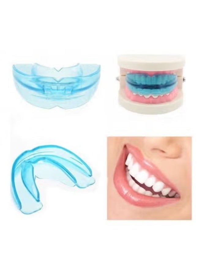 JS Tooth Orthodontic Appliance Trainer, Alignment Braces Mouthpieces Teeth Retainer, Orthodontic Retainer Braces Trainer Alignment Braces Dental Appliance for Adult (Blue) - Image 2