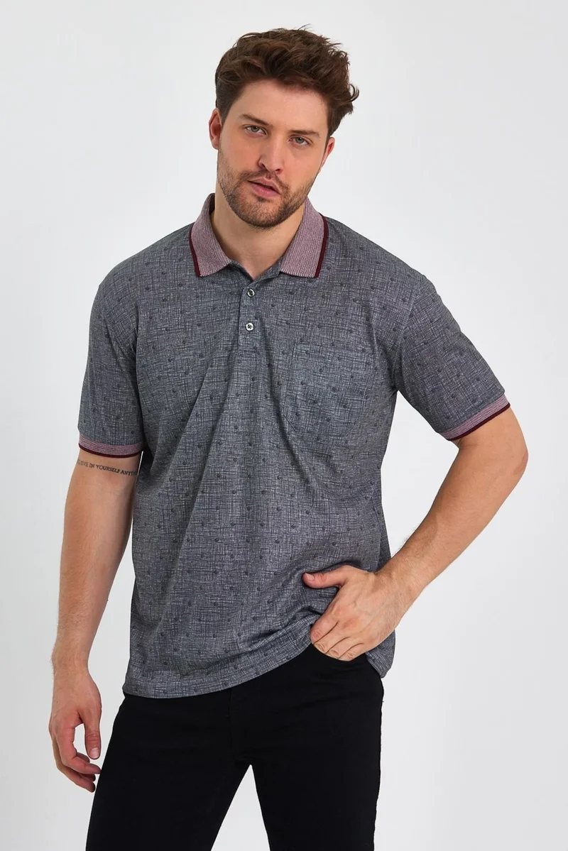 Alexander Gardi Patterned Polo Neck T-Shirt (1043)