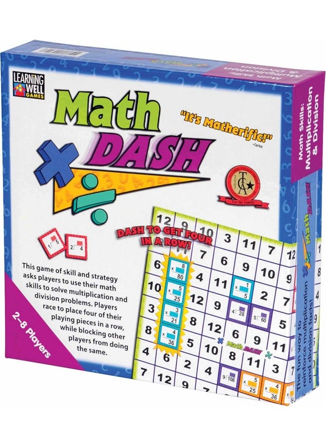 Edupress Learning Well Games by Edupress, Math Dash/Math Skills Multiplication & Division (EP62349)  - Image 1