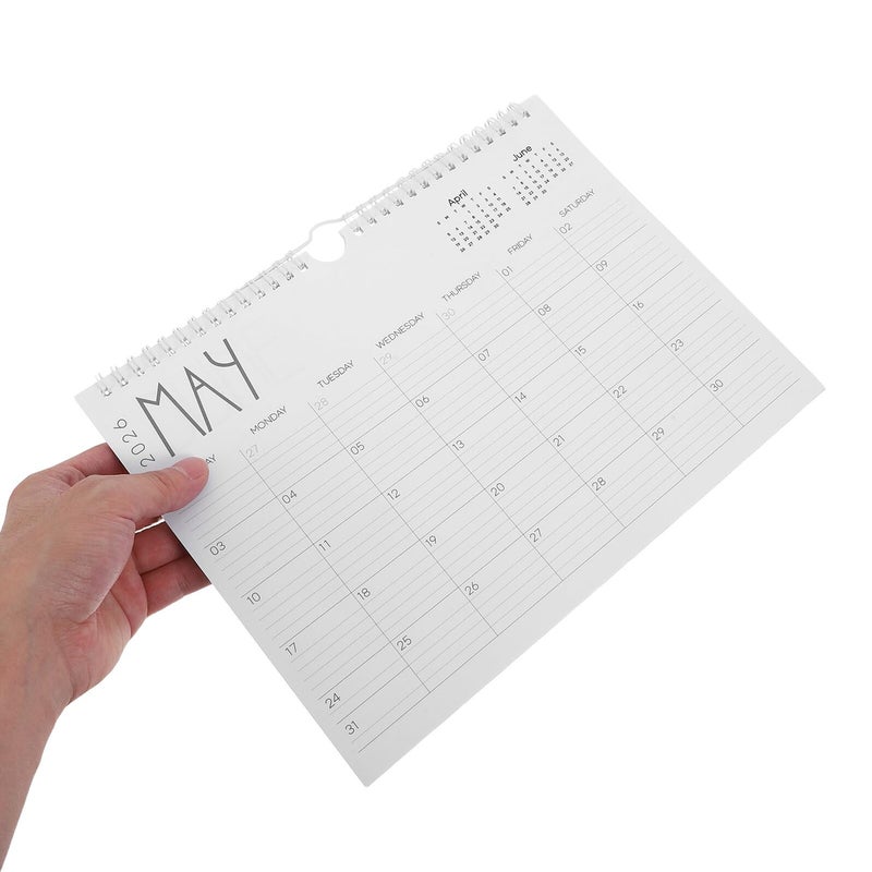 2026 Wall Calendar 12 Month Hanging Planner With Twin Wire Binding International Holidays - Image 5
