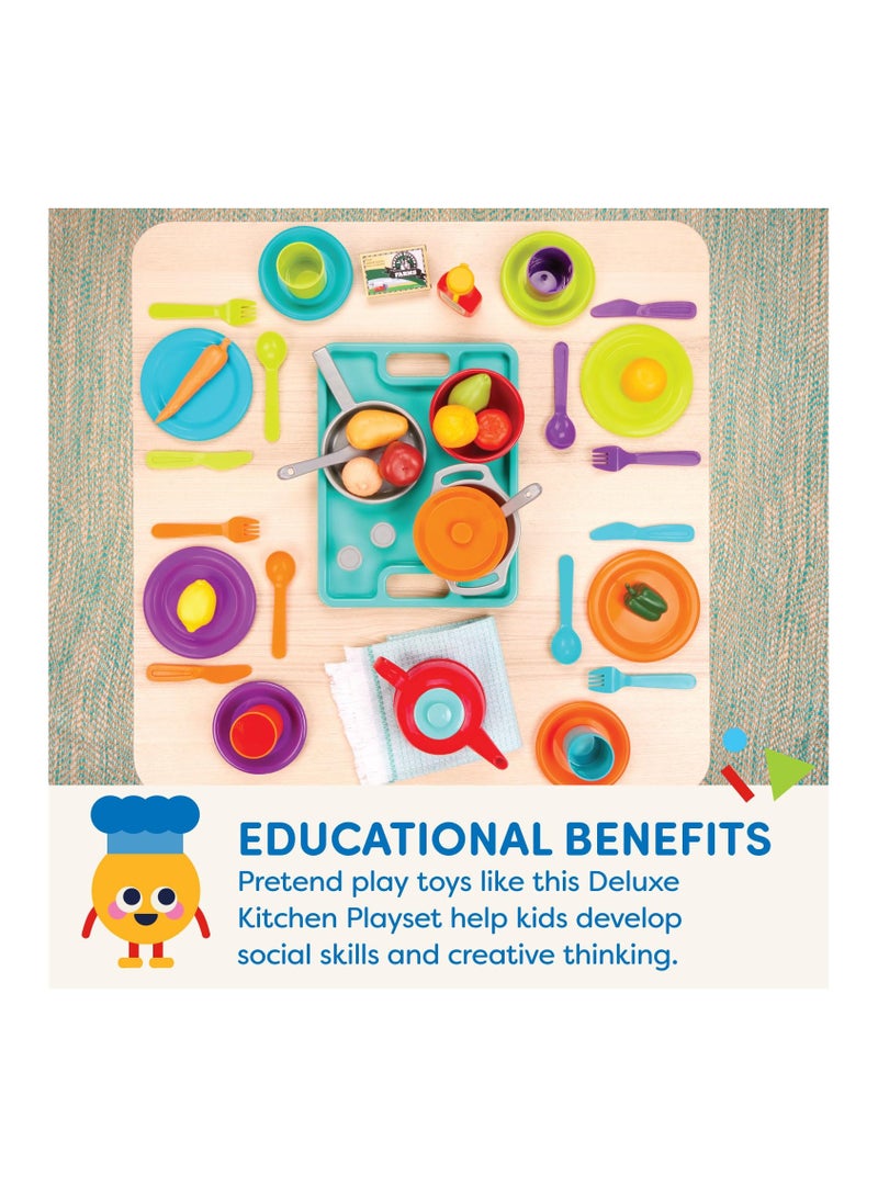 باتات مجموعة لعب المطبخ الفاخرة - Image 2
