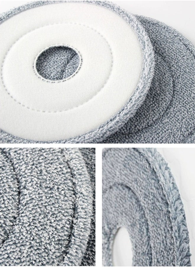 6 Pack Mop Cloth Replacement Mop Head, Mop Replacement Parts, Washable Microfiber Cloth Pads for Floor Cleaning