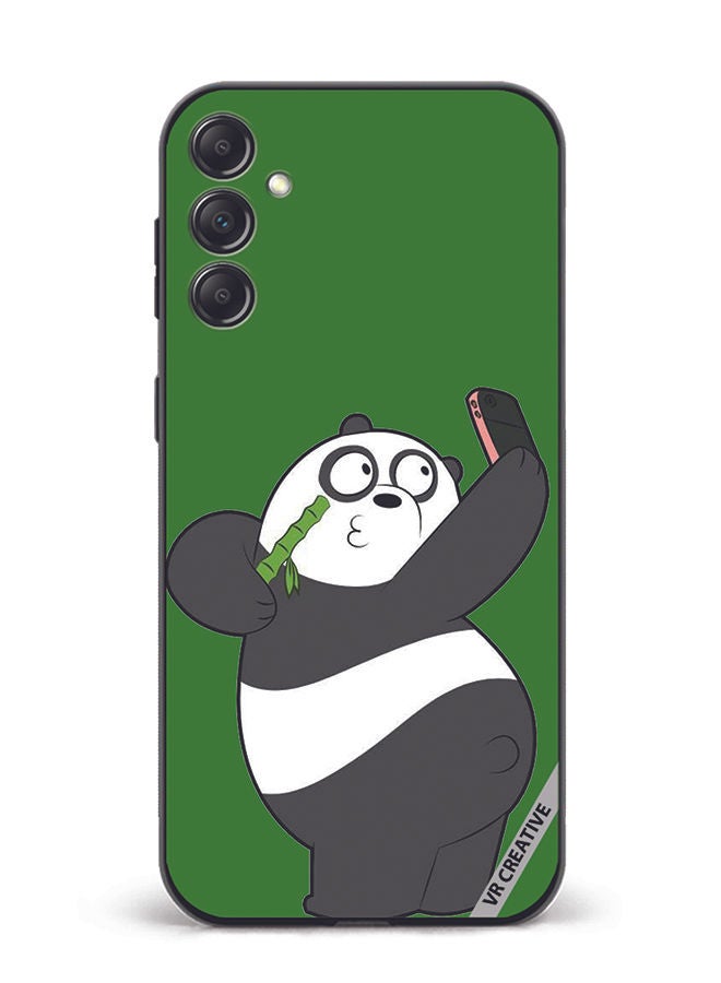 VR CREATIVE Protective Case Cover For Samsung Galaxy A34 Panda With Phone Design Multicolour - Image 1