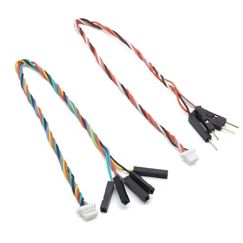 elechawk SH1.0 to DP 2.54 Pre-Crimped Cables and Connectors Kit Compatible with JST SH 1.0mm for I2C Qwiic Stemma QT Wire Flight Controller F405 H7 F7 - Image 4