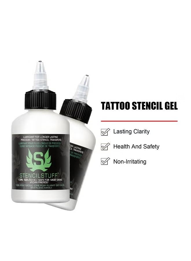 Stencil Stuff PrecisionTattoo Stencil Transfres,Template Base Paste Semi-permanent Tattoo Transfer Paste Transfer Paste Suitable for Transfer Paper Machine Tattoo Supplies Accessories 120ml - Image 4