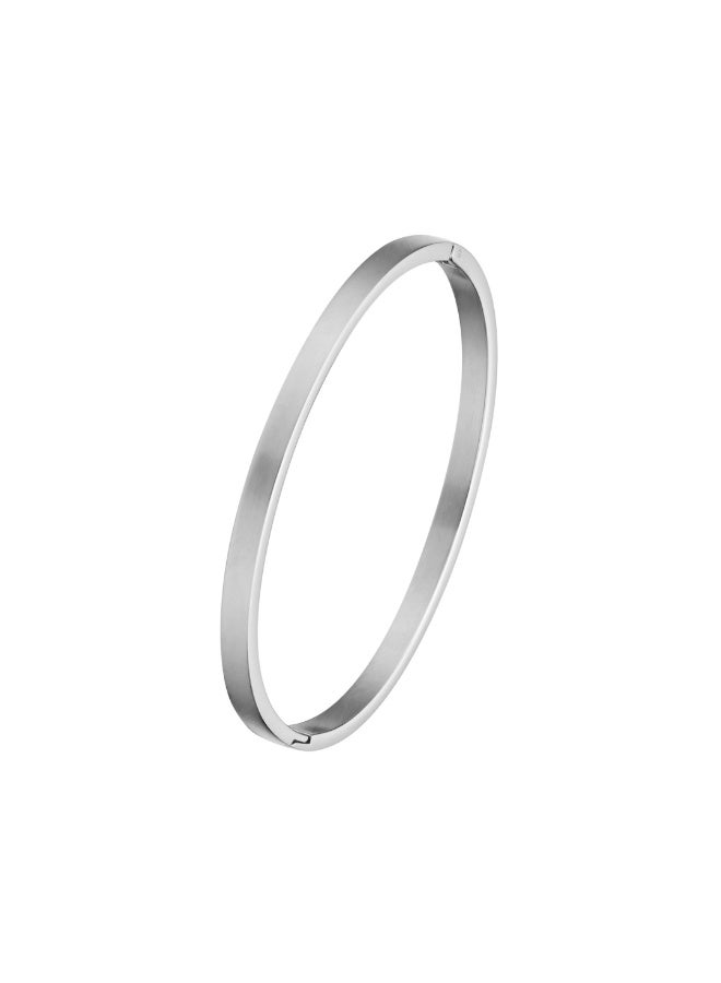 زنك سوار ZINK نسائي من الفولاذ المقاوم للصدأ باللون الفضي | ZFBR002S - Image 1