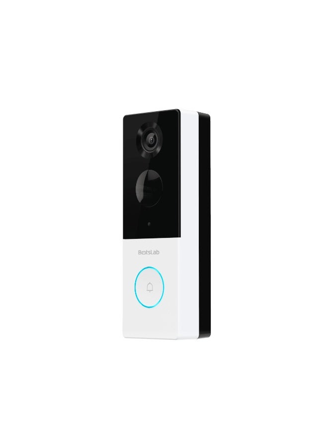 Botslab The Botslab R801 Smart Video Doorbell features 2K QHD resolution, 140° wide-angle vision, facial recognition, intelligent motion tracking, and Alexa/Google Assistant support. - Image 3