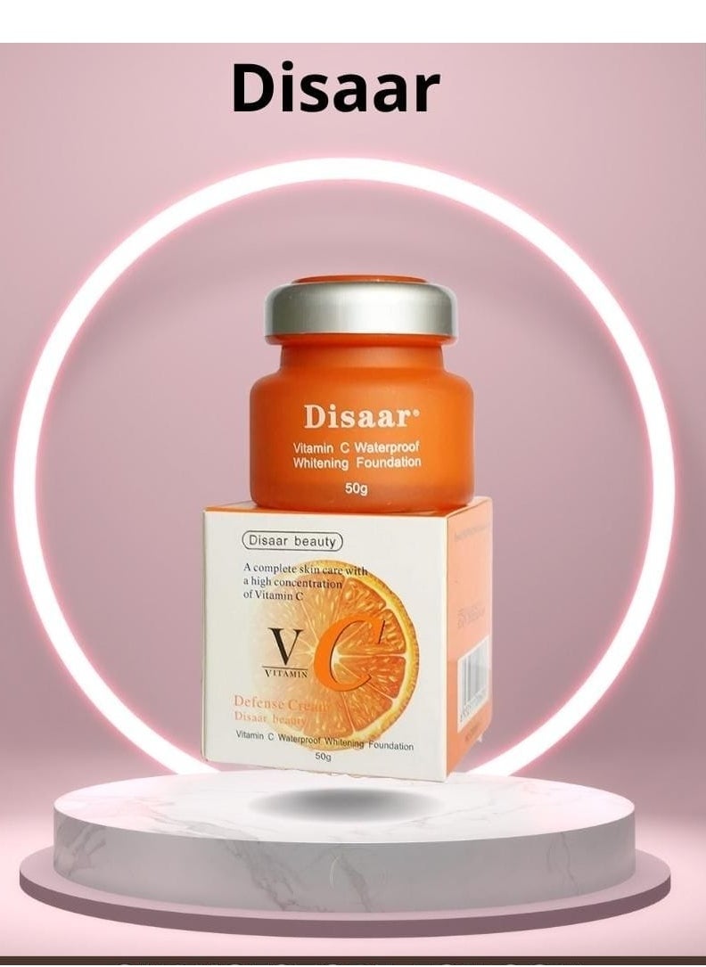 Disaar Disaar Vitamin C Waterproof Whitening Foundation 50G  - Image 2
