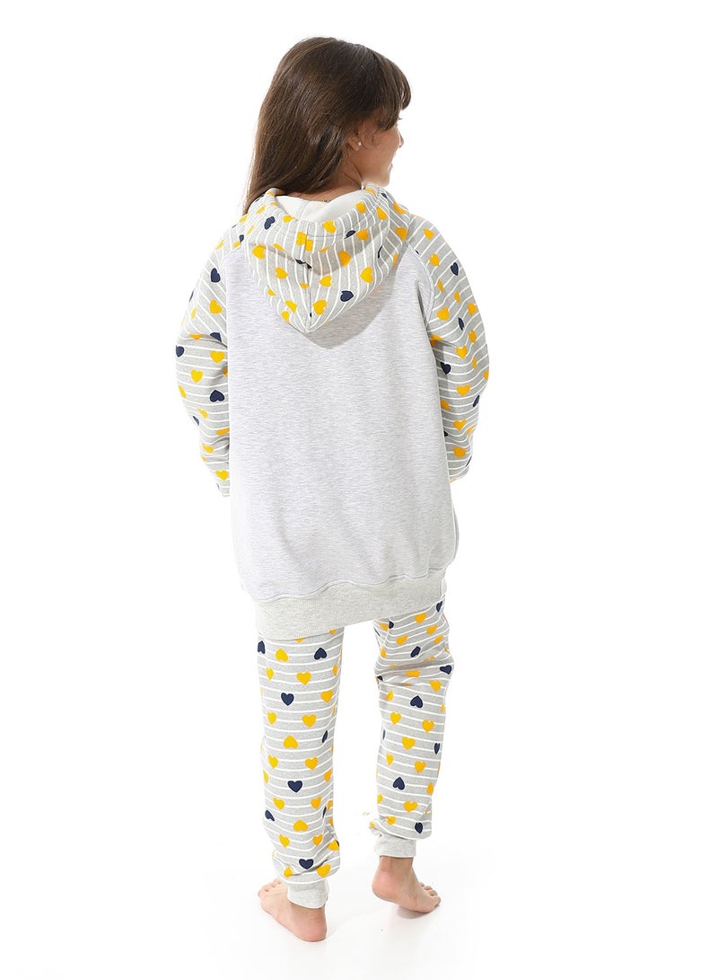 Caesar Printed CottonGirls Training Suit - Image 2