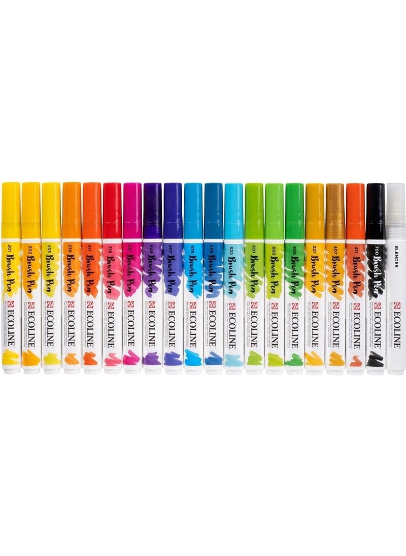 Ecoline Brush Pen 20LI Vivid Colors - pzsku/Z4F9644EC161BB26C6B0CZ/45/_/1730643276/a4479ce3-2618-45f8-8d96-4e434914df52