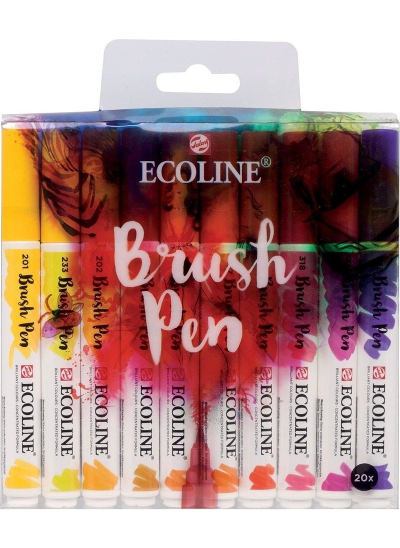 Ecoline Brush Pen 20LI Vivid Colors - pzsku/Z4F9644EC161BB26C6B0CZ/45/_/1730643278/73f1a59e-8935-4b0c-8544-8f63ab7cf637