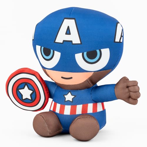 Mirada Marvel Captain America Soft Plush Toy – 22cm | Official Licensed Superhero Stuffed for Kids, Boys & Girls | Super Cuddly Character Toy for Fans | Perfect for Birthday Gifts/Christmas/Diwali - Image 3