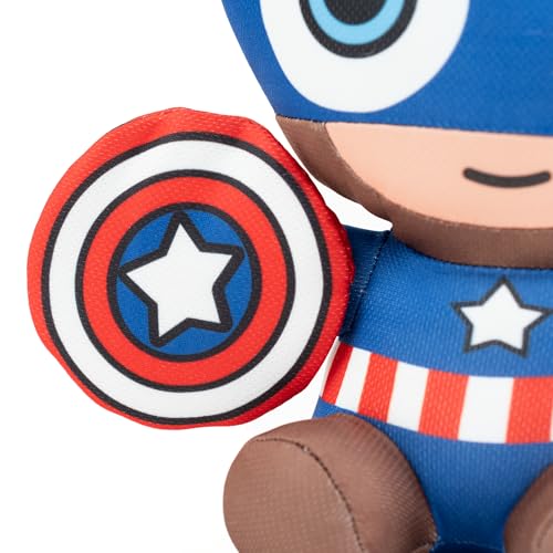 Mirada Marvel Captain America Soft Plush Toy – 22cm | Official Licensed Superhero Stuffed for Kids, Boys & Girls | Super Cuddly Character Toy for Fans | Perfect for Birthday Gifts/Christmas/Diwali - Image 5