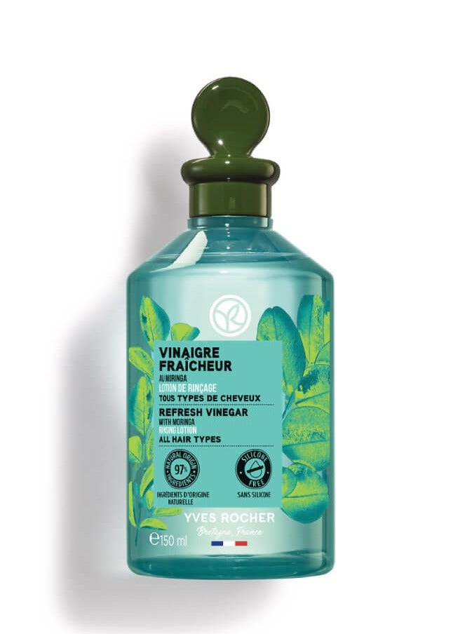 Yves Rocher Refresh Vinegar With Moringa - Rinsing Lotion For All Hair Types - Image 1