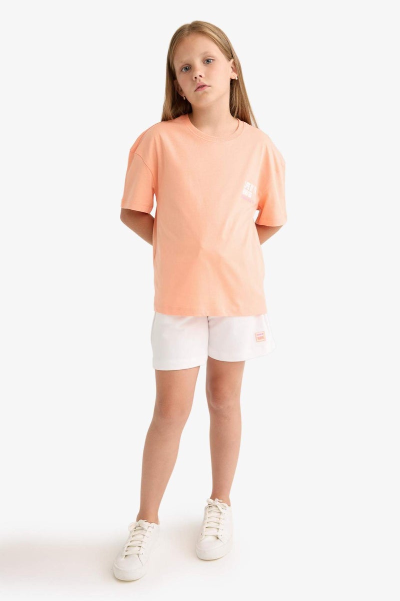 DeFacto Girl Flexible Waist White Shorts - Image 2