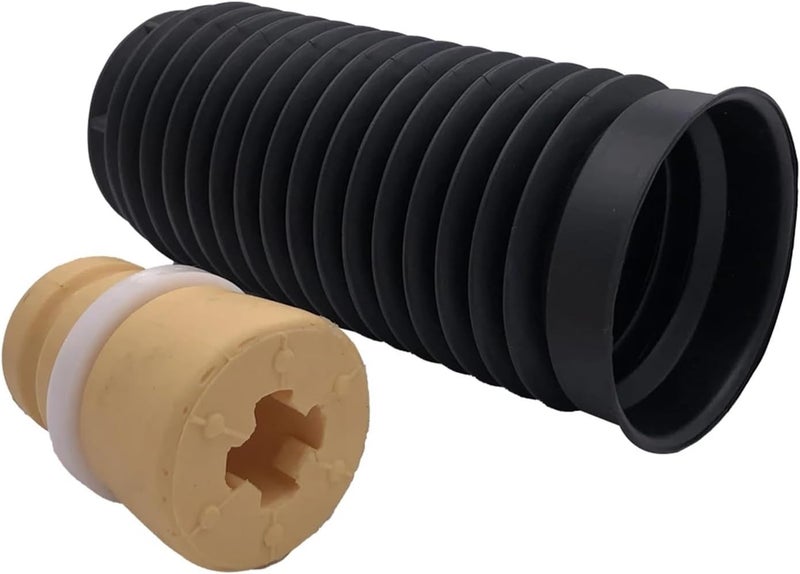 QASULER Car Front Shock Absorber Buffer Rubber Boot Set - Image 3
